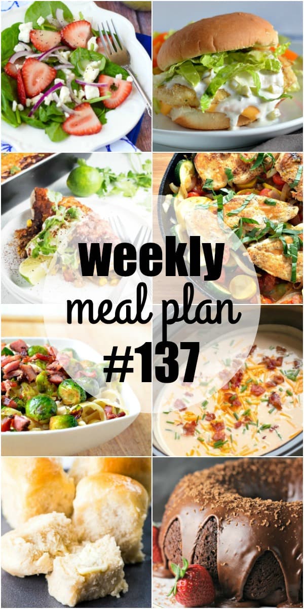 This week's Meal Plan recipes are some of my all-time favorite dinners! Easy to make and crazy good, these meals are guaranteed hits with the whole family!