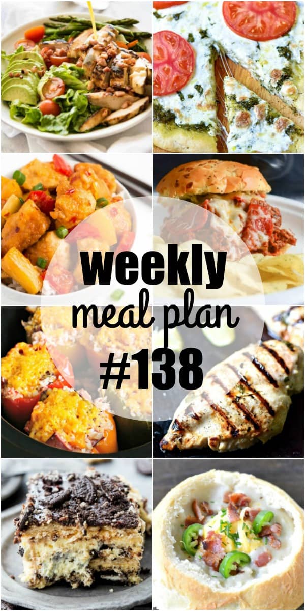 Dinner is about to become SUPER easy! This week's meal plan recipes are a mix of slow cooker favorites and simple dinners to satisfy your family!
