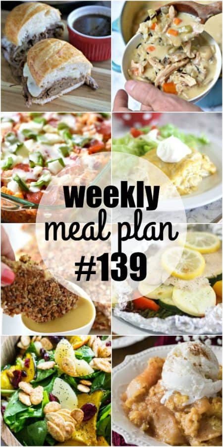 Weekly Meal Plan #139 ⋆ Real Housemoms