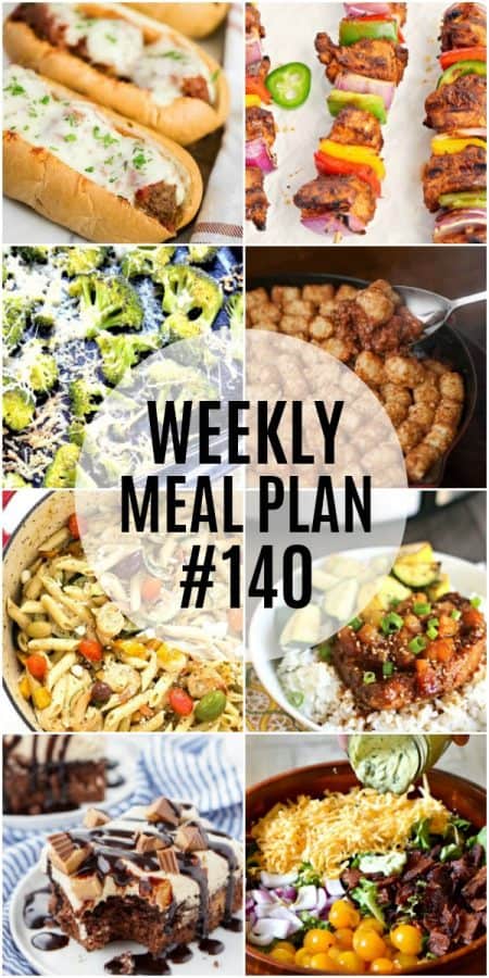 Weekly Meal Plan #140 ⋆ Real Housemoms