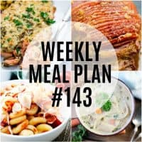 Up your flavor game for dinner! These weekly meal plan recipes are sure to make everyone say YUM!
