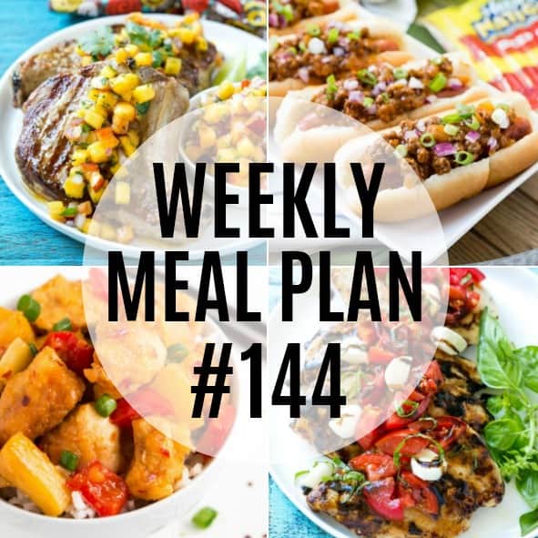 Fire up the grill and get cookin'! This week's Meal Plan recipes are easy to make and tried & true family favorites!