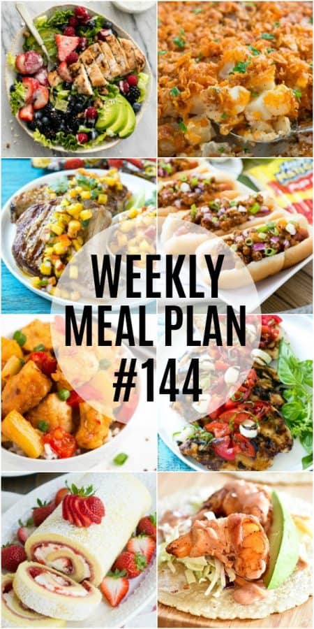Weekly Meal Plan #144 ⋆ Real Housemoms