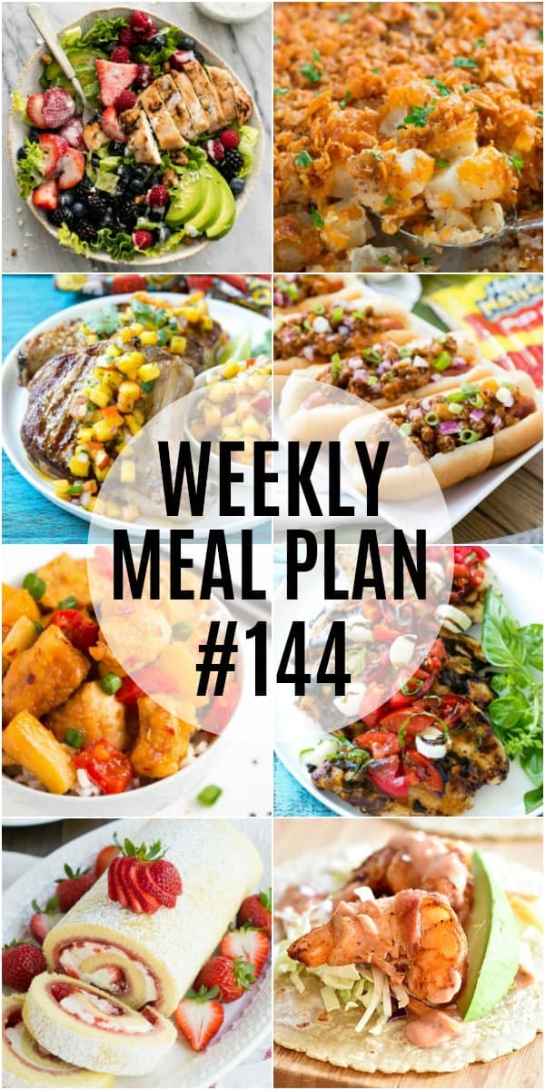 Fire up the grill and get cookin'! This week's Meal Plan recipes are easy to make and tried & true family favorites!
