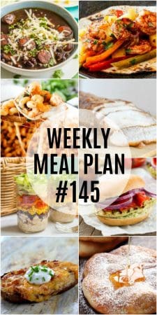 Weekly Meal Plan #145 ⋆ Real Housemoms