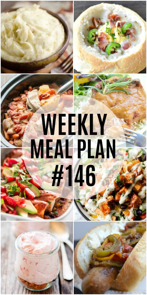 Easy to make and big on flavor! This week's meal plan recipes are great for busy weeknights and always a hit with the family!