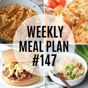 Weekly Meal Plan #147