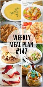 Weekly Meal Plan #147 ⋆ Real Housemoms