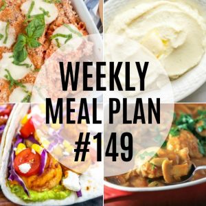 Weekly Meal Plan #149