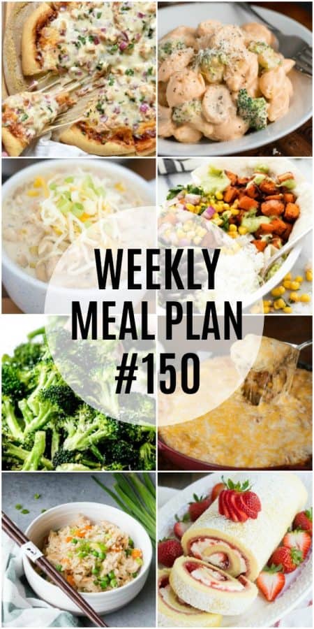 Weekly Meal Plan #150 ⋆ Real Housemoms