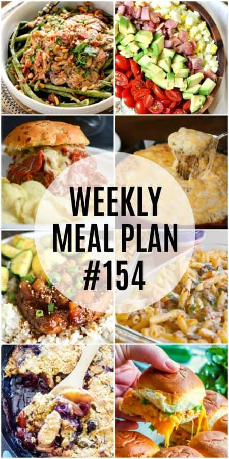 Weekly Meal Plan #154 ⋆ Real Housemoms