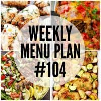 This week's menu plan is for our chicken lovers out there! These recipes show just how versatile your favorite protein can be!