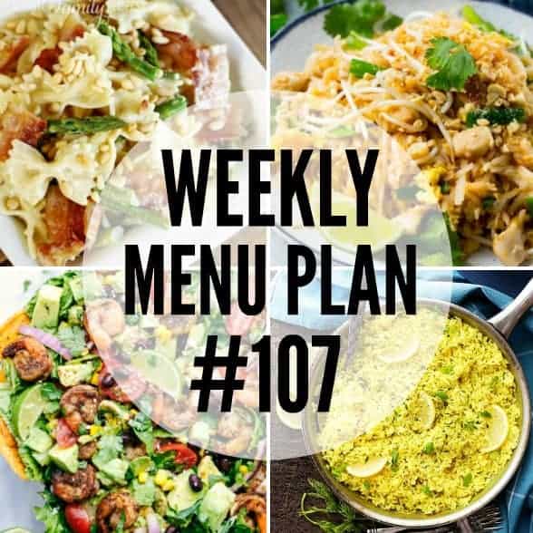 Don't dread hearing "What's for dinner?" This week's MENU PLAN has got you covered!