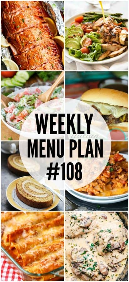 Weekly Menu Plan #108 ⋆ Real Housemoms