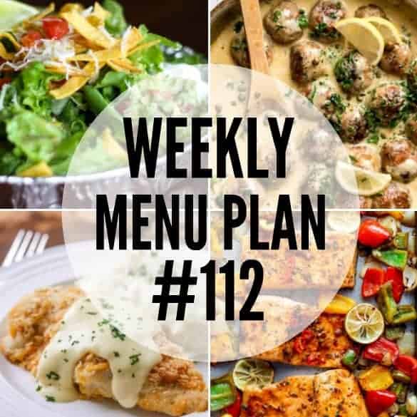 Getting dinner on the table doesn't have to be a chore. This week's menu plan recipes are easy to make and totally delicious!