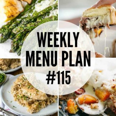 Lighten up your dinners with this week's Menu Plan recipes!
