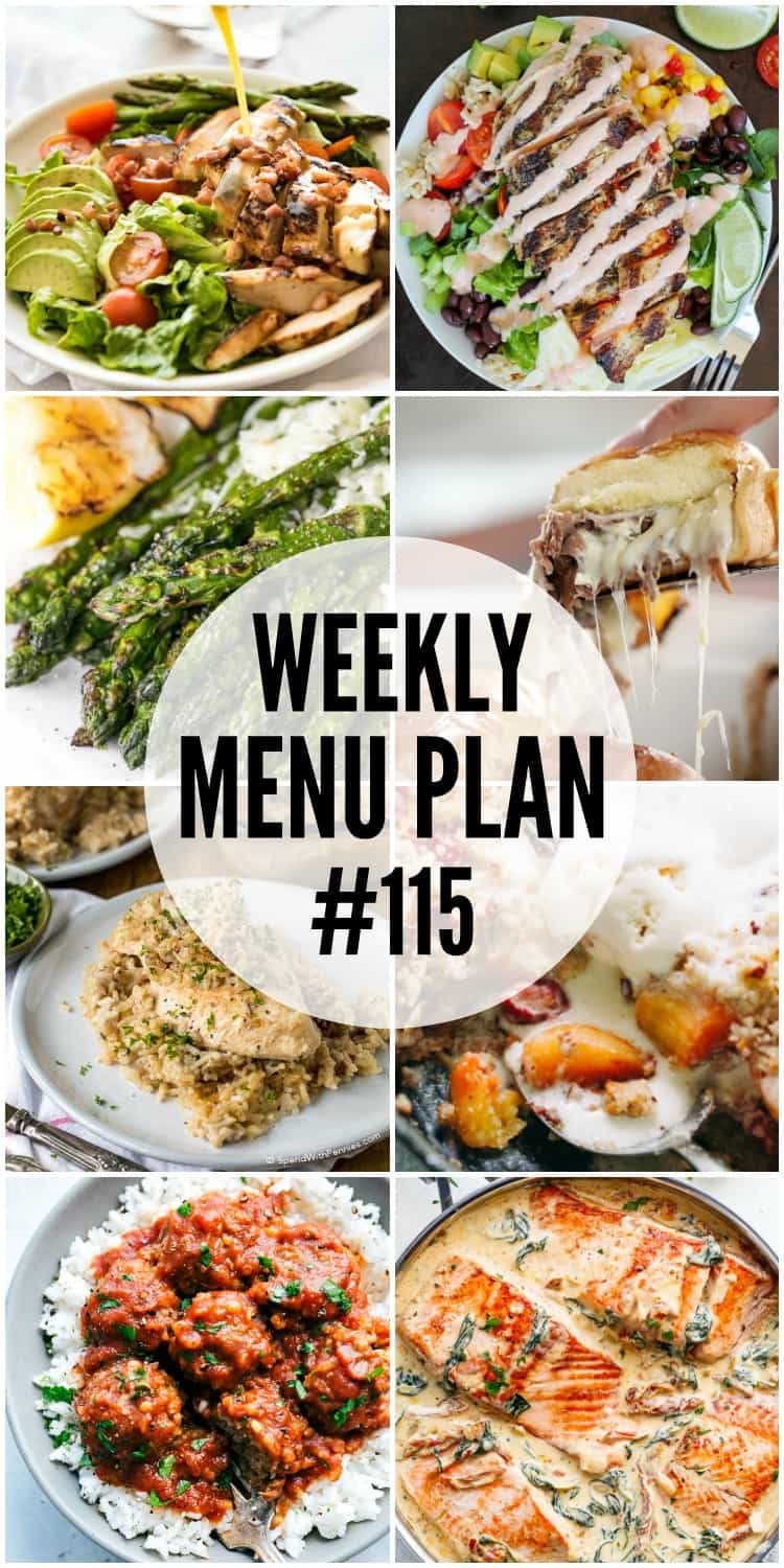 Lighten up your dinners with this week's Menu Plan recipes!
