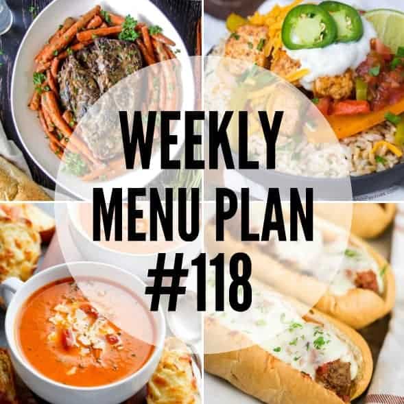 Your family with rave about the recipes in this weekly menu plan! Every dish is a sure-fire winner that'll have everyone asking for seconds!