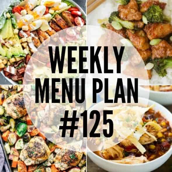 This week's menu plan is full of easy and comforting dinners, sides, and desserts to feed your family!