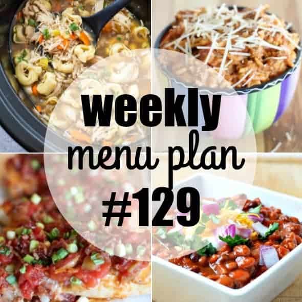 Grab your slow cooker and get ready to have tasty dinners all week long! These menu plan recipes are super easy to make and let your crock pot do all the work!