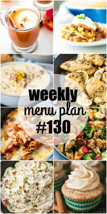 Weekly Menu Plan #130 ⋆ Real Housemoms