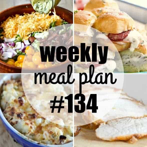 Weekly Meal Plan #134 ⋆ Real Housemoms