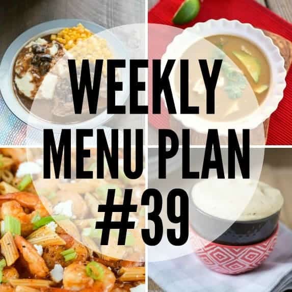 We’ve put together a WEEKLY MEAL PLAN to make your week a bit easier! We’ve got dinner planned so you don’t have to worry!