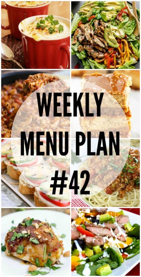 Weekly Menu Plan #42 ⋆ Real Housemoms