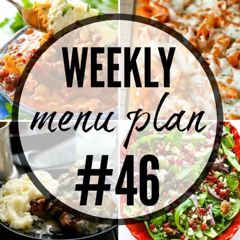 We’ve put together a WEEKLY MEAL PLAN to make your week a bit easier! We’ve got dinner planned so you don’t have to worry!