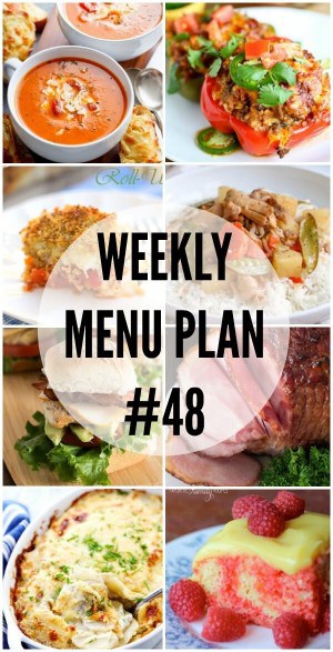 Weekly Menu Plan #48 ⋆ Real Housemoms