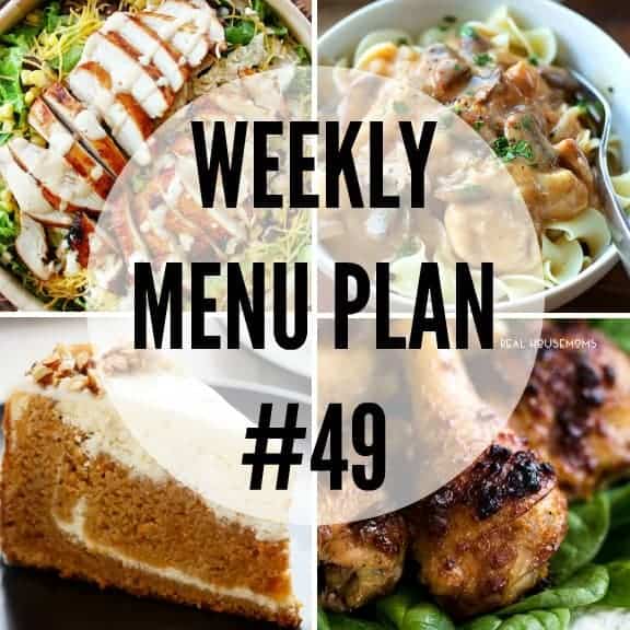 We’ve put together a WEEKLY MEAL PLAN to make your week a bit easier! We’ve got dinner planned so you don’t have to worry!