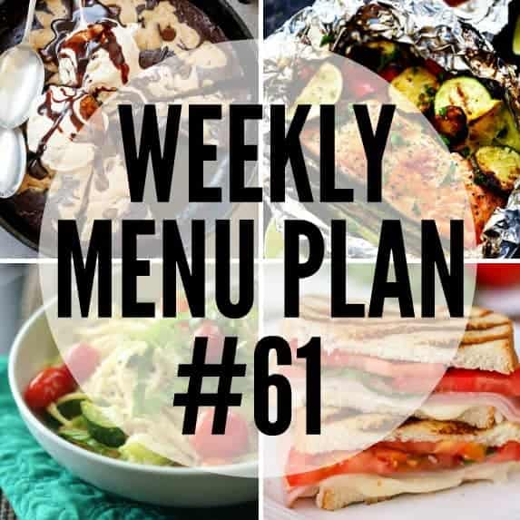 We’ve put together a WEEKLY MEAL PLAN to make your week a bit easier! We’ve got dinner planned so you don’t have to worry!