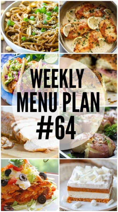 Weekly Menu Plan #64 ⋆ Real Housemoms