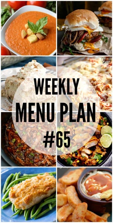 Weekly Menu Plan #65 ⋆ Real Housemoms