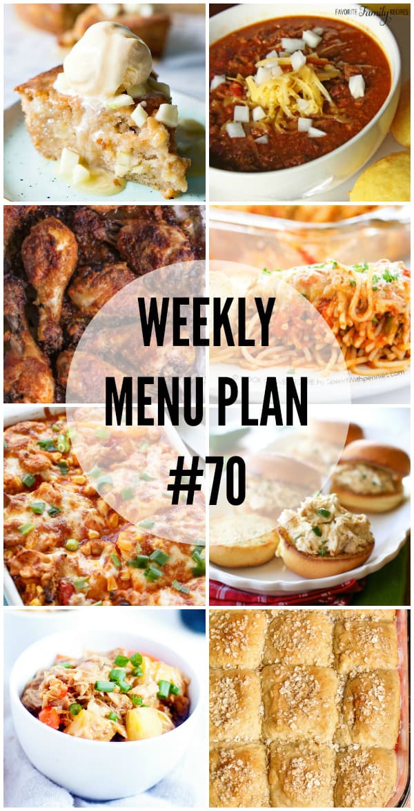  This week's menu plan is full of recipes that'll bring everyone running to the dinner table!