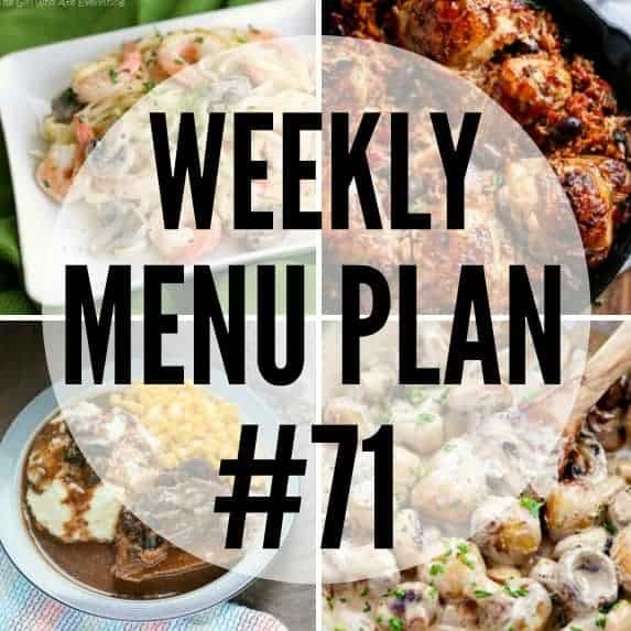 Getting dinner on the table is a snap with this week's MENU PLAN recipes!