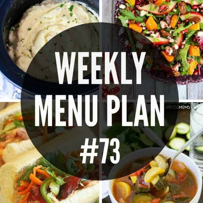 Are you ready for an all new delicious Weekly Menu Plan to help you plan out your week?!