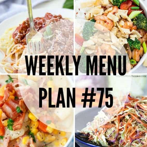 Don't know what to make for dinner? We've got you covered with easy weeknight options and a few holiday favorites in this week's Menu Plan!