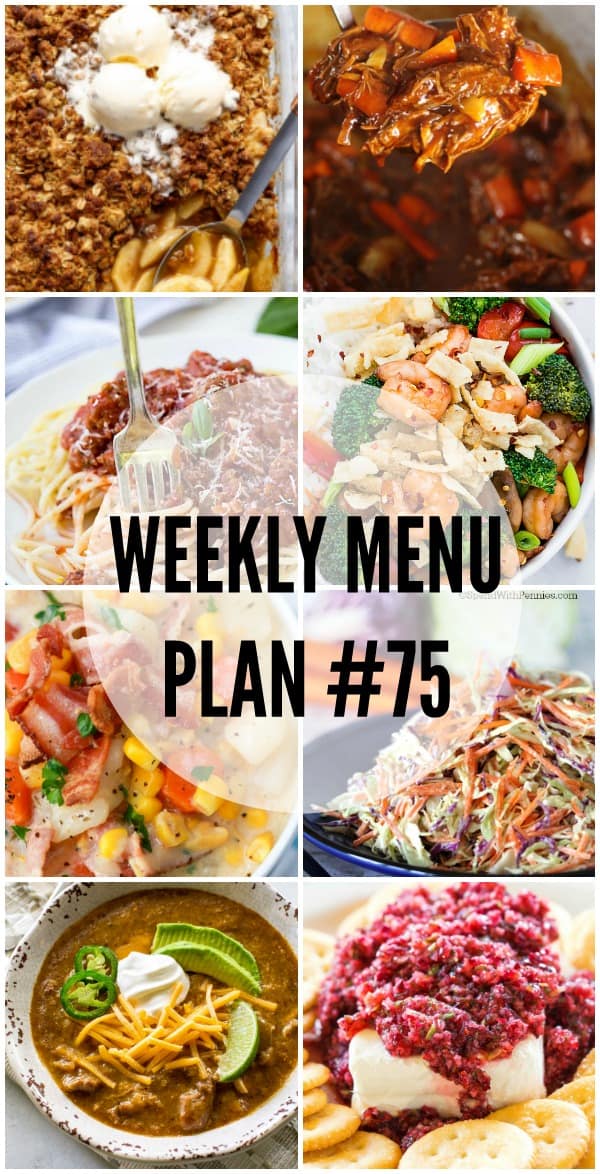 Don't know what to make for dinner? We've got you covered with easy weeknight options and a few holiday favorites in this week's Menu Plan!