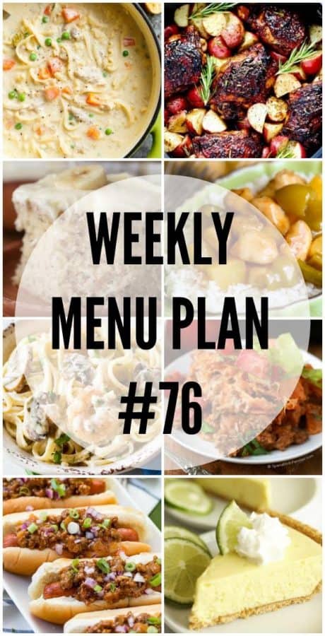 Weekly Menu Plan #76 ⋆ Real Housemoms