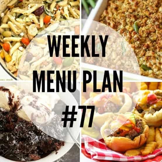 Don't know what to make for dinner this week? Don't worry! We have a Meal Plan that's sure to have everyone running to the dinner table!