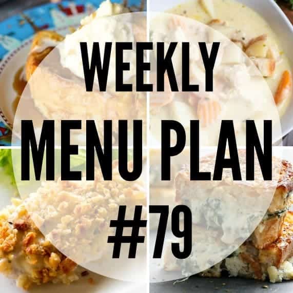 The holidays are hectic, but don't fret! This week's menu plan will let you get dinner on the table in a snap!