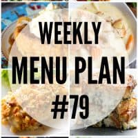 The holidays are hectic, but don't fret! This week's menu plan will let you get dinner on the table in a snap!