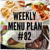 These delicious and comforting Weekly Menu Plan recipes will bring your family running to the table!