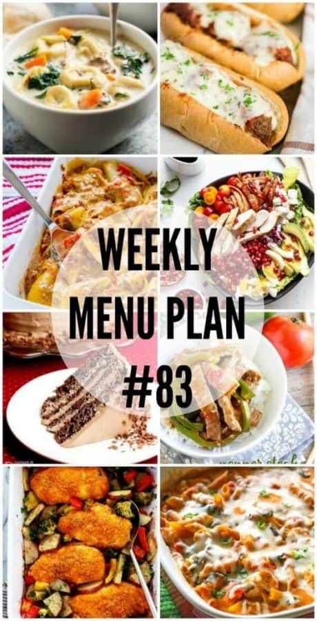 Weekly Menu Plan #83 ⋆ Real Housemoms