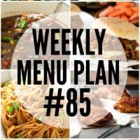 This week's Menu Plan is full of comforting dinners to fill you up and soothe your soul!