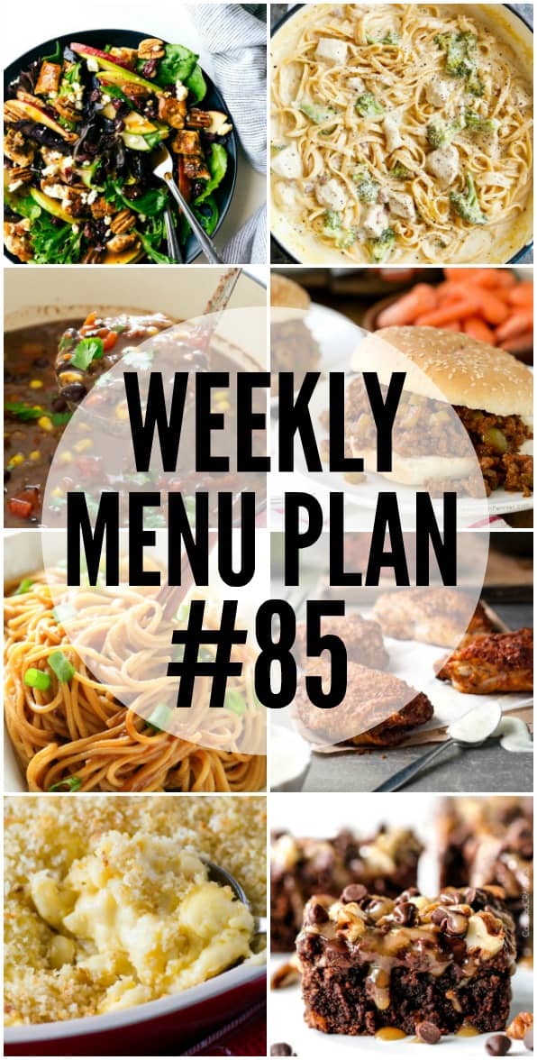 This week's Menu Plan is full of comforting dinners to fill you up and soothe your soul!