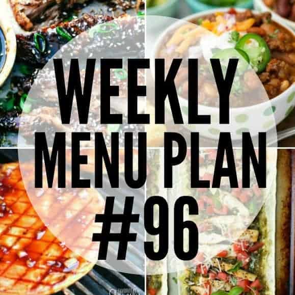 Easy dinner recipes are a life saver during the week, and these Menu Plan recipes are some of my favorites!