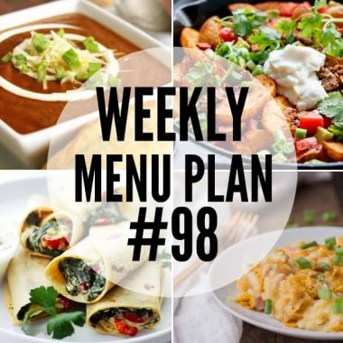 Add some major flavor to your dinner with these delicious Weekly Menu Plan recipes!