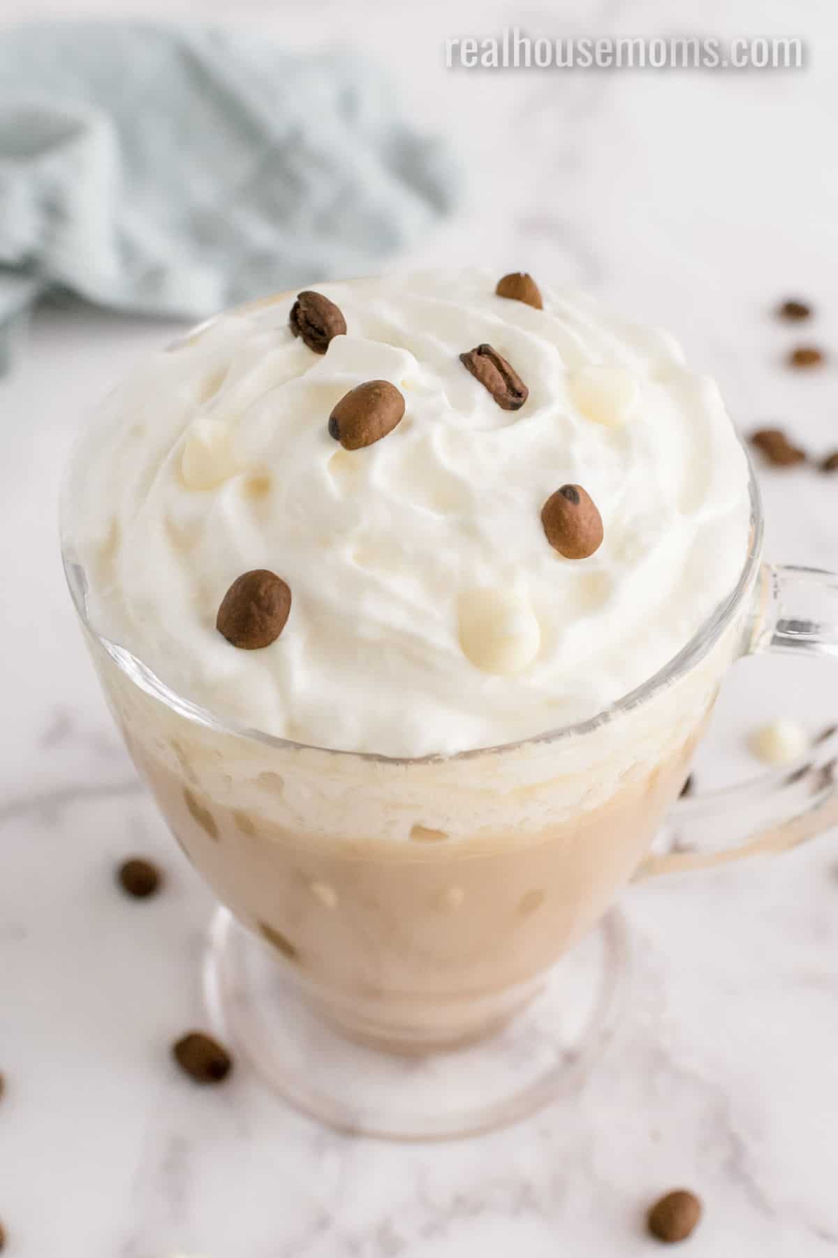 How much caffeine is in an iced pumpkin spice latte